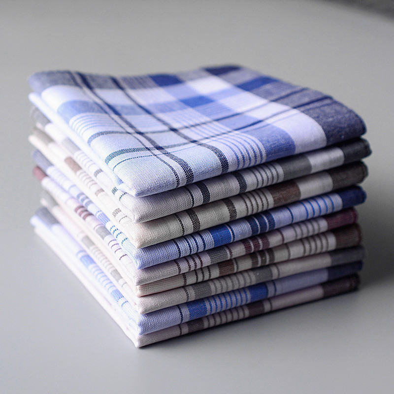 Handkerchief Cotton Men - 100% Cotton Handkerchief Plaid Pocket Square