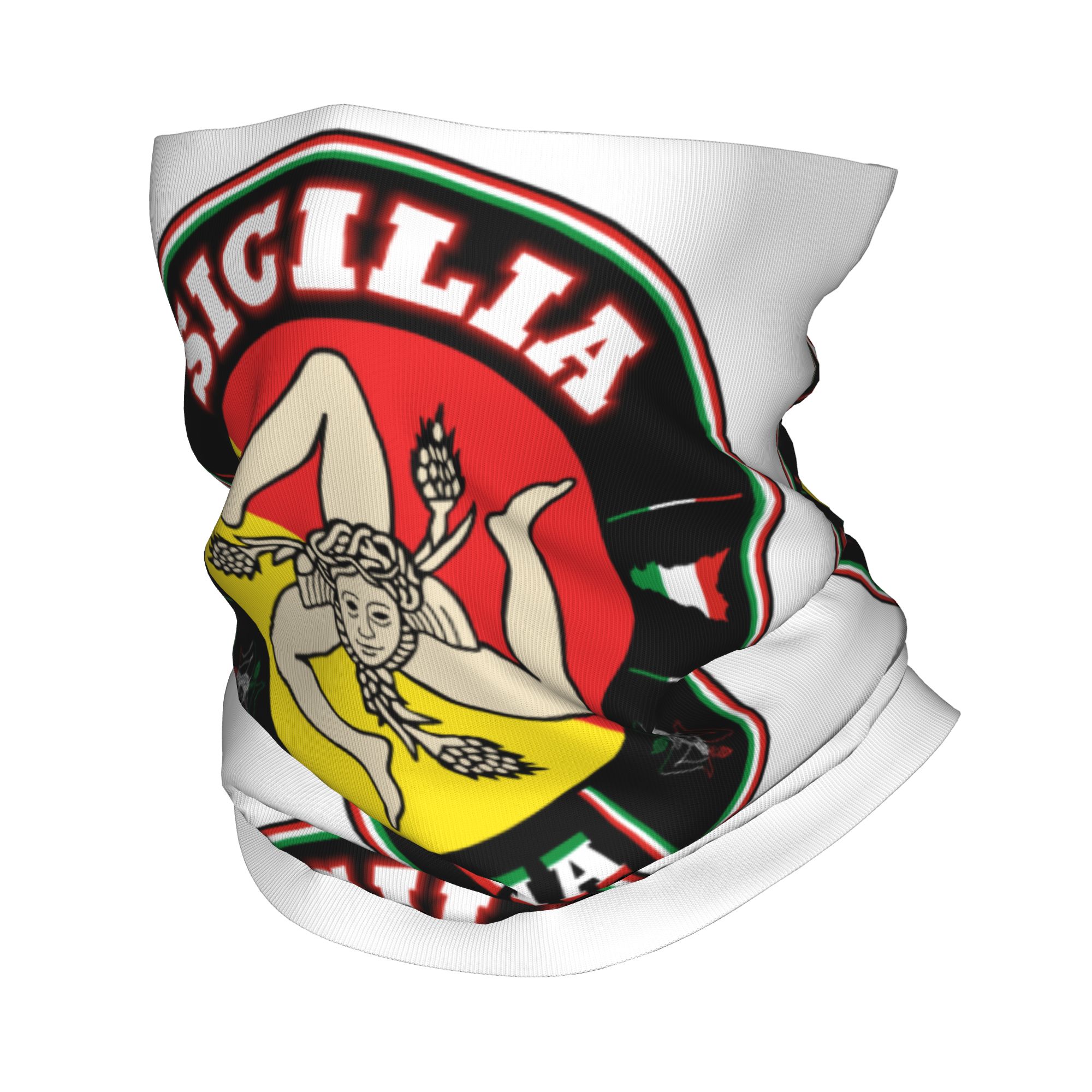 Italian Island Sicily Flag Ban - đánh giá và giá Neck Warmer Tube