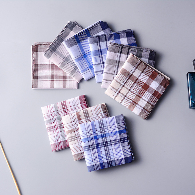 100% Cotton Handkerchief Plaid - đánh giá và giá Handkerchief Cotton Men