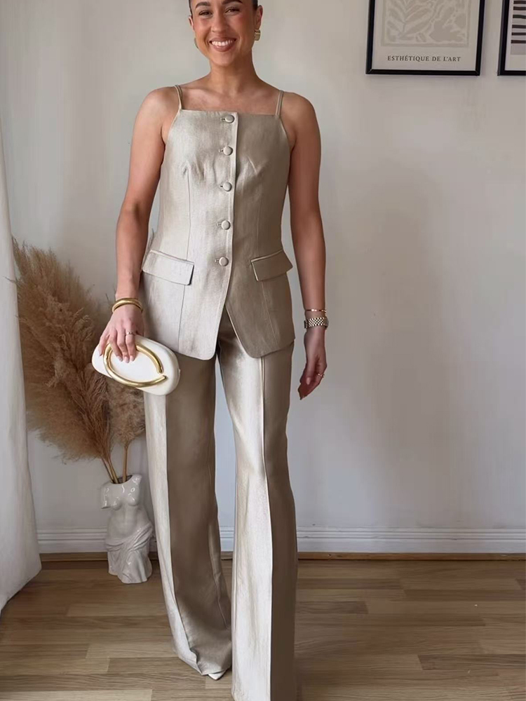 Elegant Commute Pants Set For  - đánh giá và giá Pocket Square Set