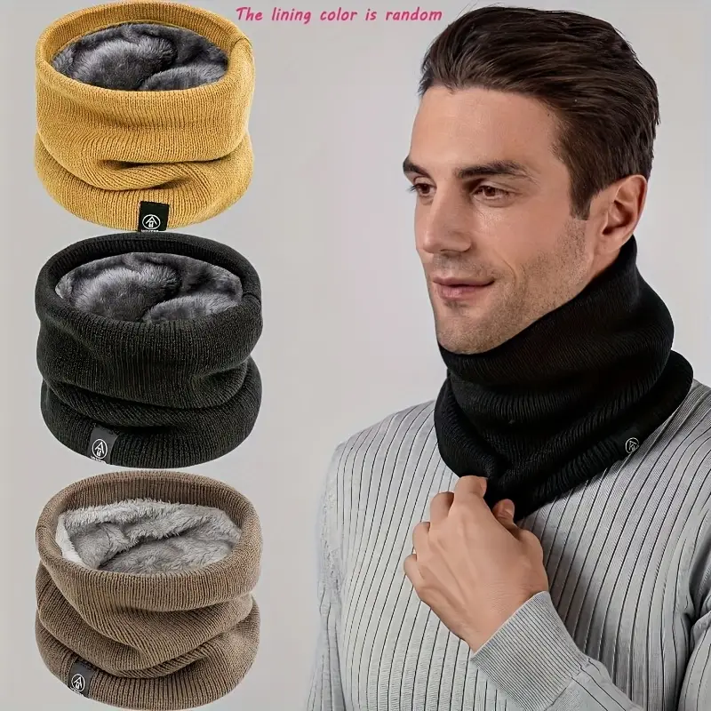 Warm Knitted Scarf Thickened P - đánh giá và giá Neck Warmer Tube