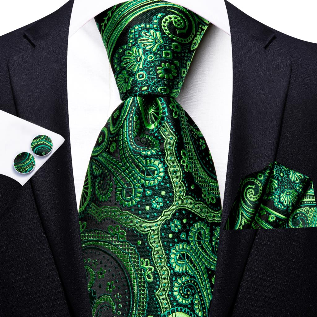 Họa Tiết Paisley Sọc Xanh Lụa  - đánh giá và giá Silk Tie Striped