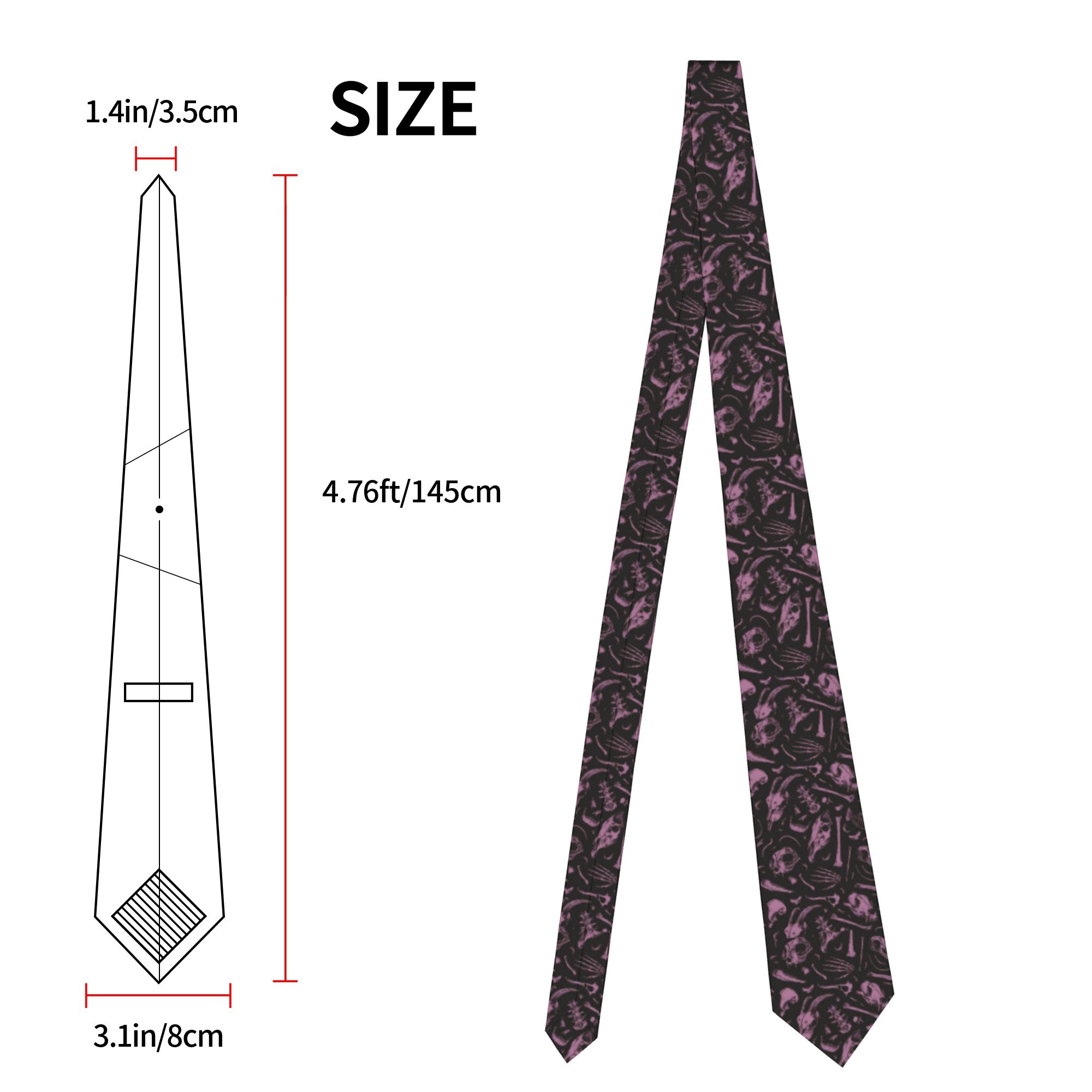 Halloween Gothic Coquette Neck - đánh giá và giá Skinny Tie Men