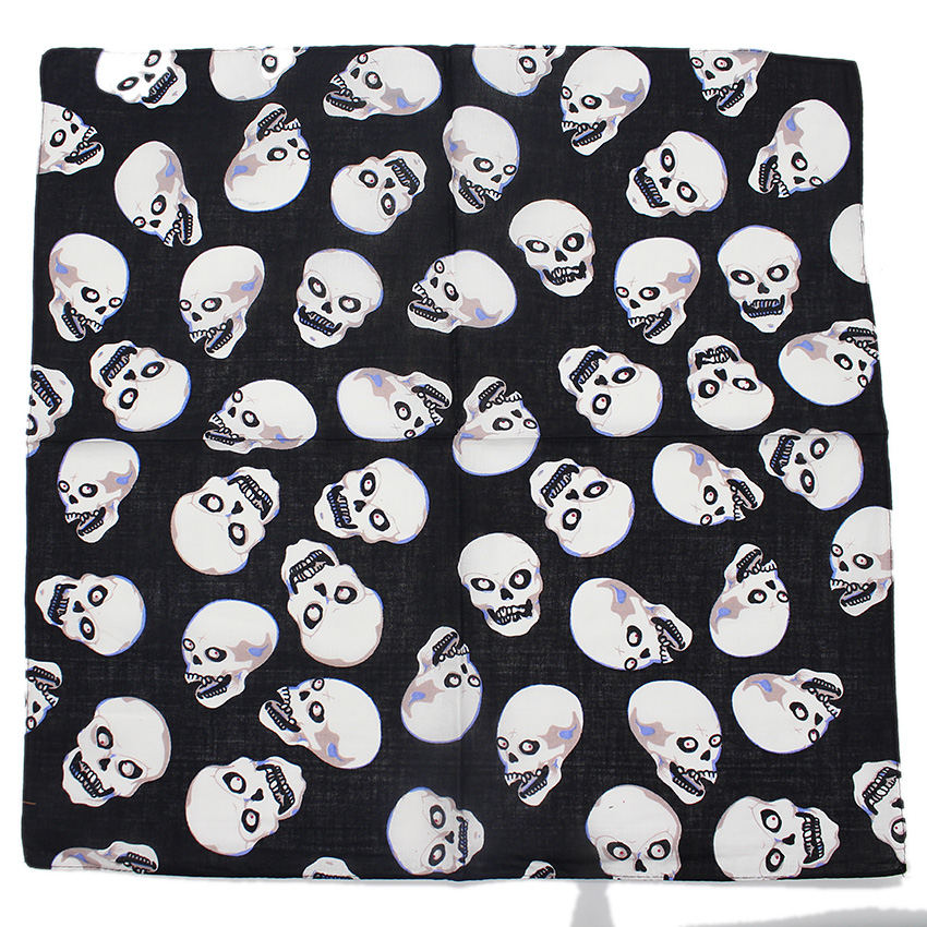 Đầu Lâu Cao Su Vuông Khăn 100% - đánh giá và giá Bandana Cotton