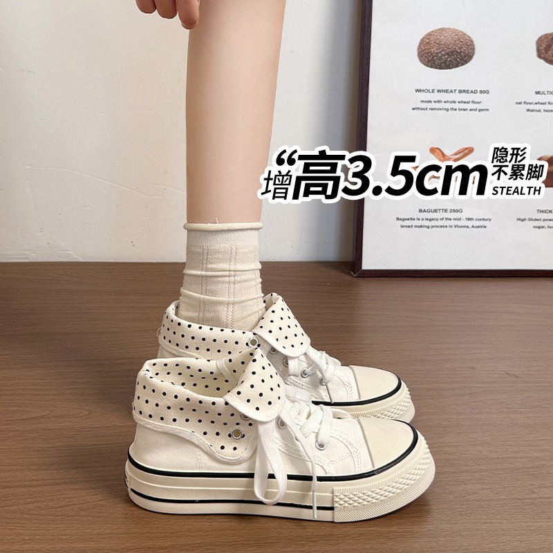 New High Help Canvas Shoes Dot - đánh giá và giá Vans Shoes Old Skool