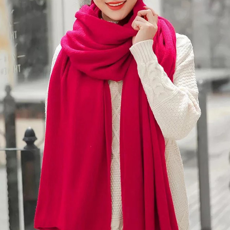 Solid Color Imitation Cashmere - đánh giá và giá Muffler Men Wool