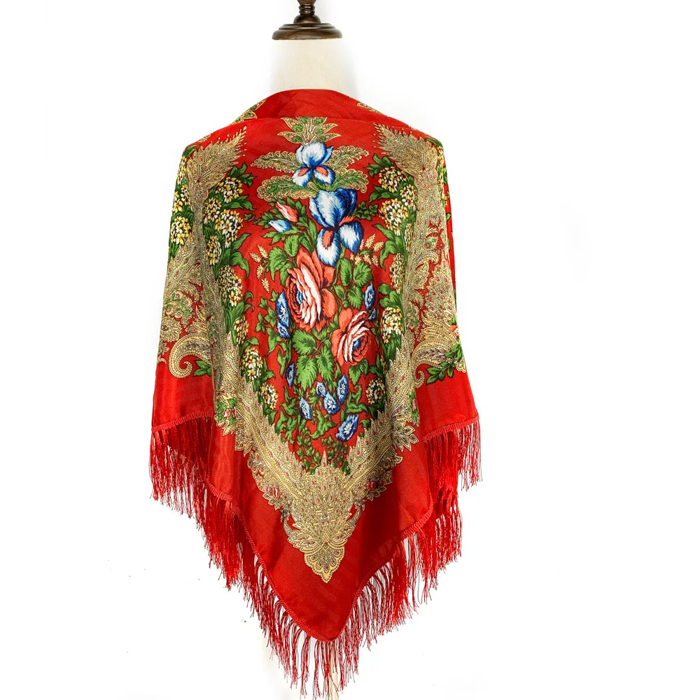 130*130cm Ethnic Style Russian - đánh giá và giá Bandana Cotton