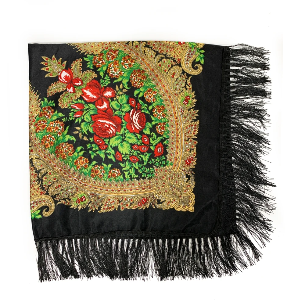 130*130cm Ethnic Style Russian - đánh giá và giá Bandana Cotton